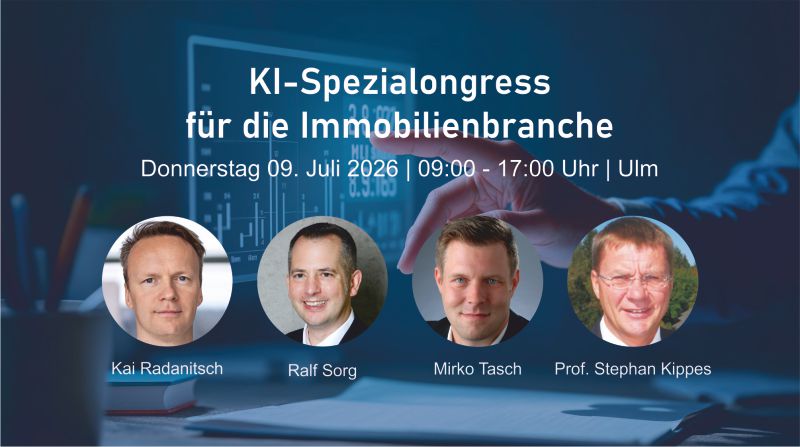 KI-Spezialkongress für die Immobilienbranche: Trends und Potentiale im Bereich Künstliche Intelligenz (Physisch)