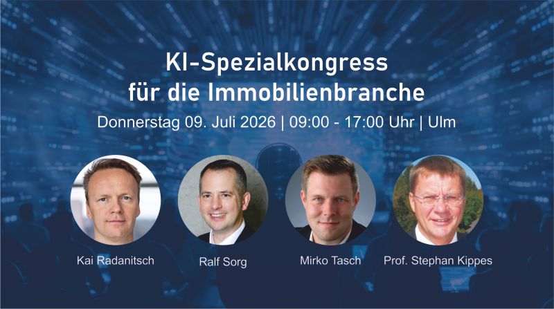 KI-Spezialkongress für die Immobilienbranche: Trends und Potentiale im Bereich Künstliche Intelligenz (Physisch)